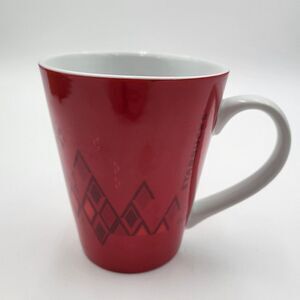 Starbucks 2013 Red‎ Argyle Holiday Ceramic 12oz Coffee Mug
